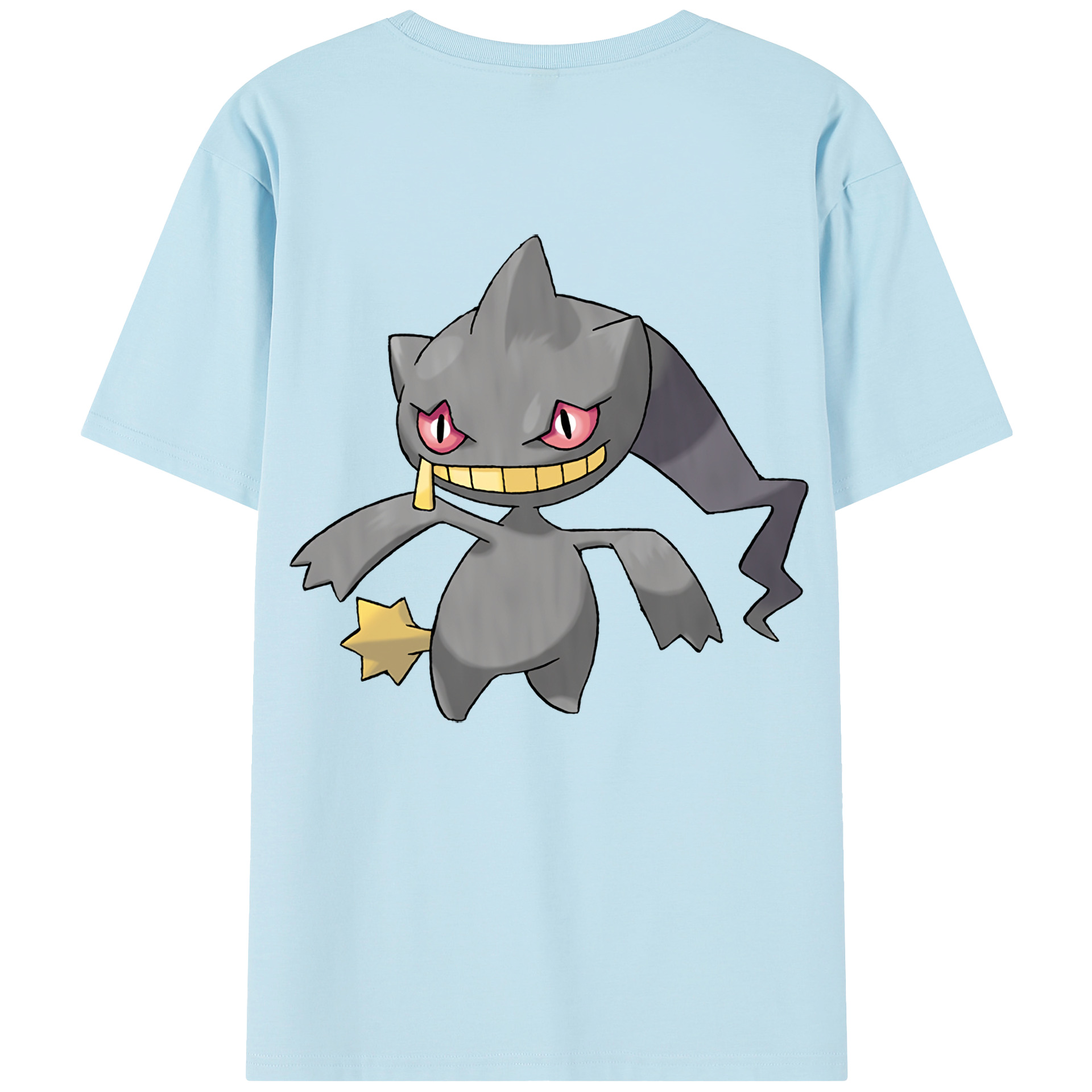 （画像用） ポケットモンスター Pokémon 綿100％半袖Tシャツ（背面プリント）
